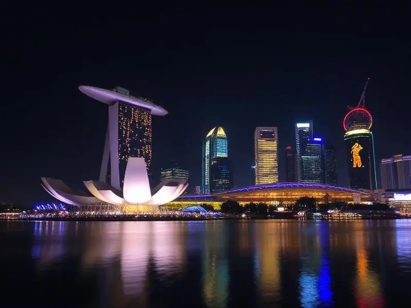 Marina Bay Sands at dusk